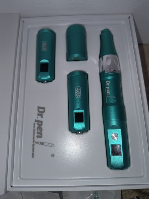 Dr. Pen A6S – komplet, 2 akumulatory + ładowarka + kartridże