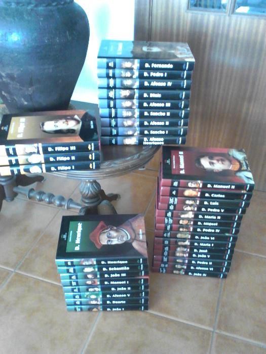 Colecção Reis De Portugal - 34 livros - Colecção completa