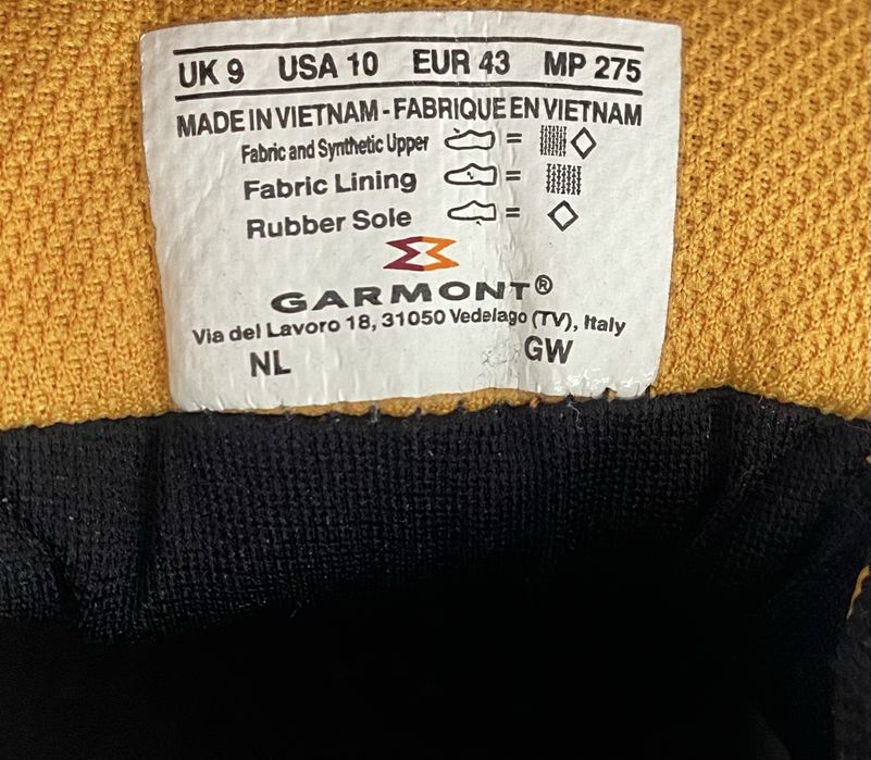 Кросівки Garmont 9.81 BOLT 43 розмір Нові