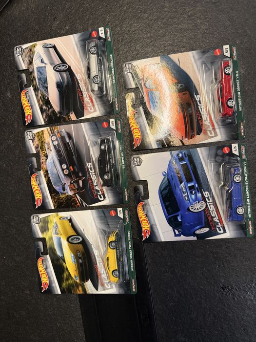 Hot Wheels Premium Modern Classics zestaw BMW M3 Lancer EVO 6 Prelude