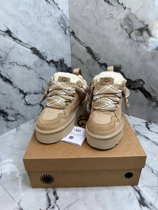 Уггі UGG Lowmel Sneaker Platform premium | Угги натуральные жіночі