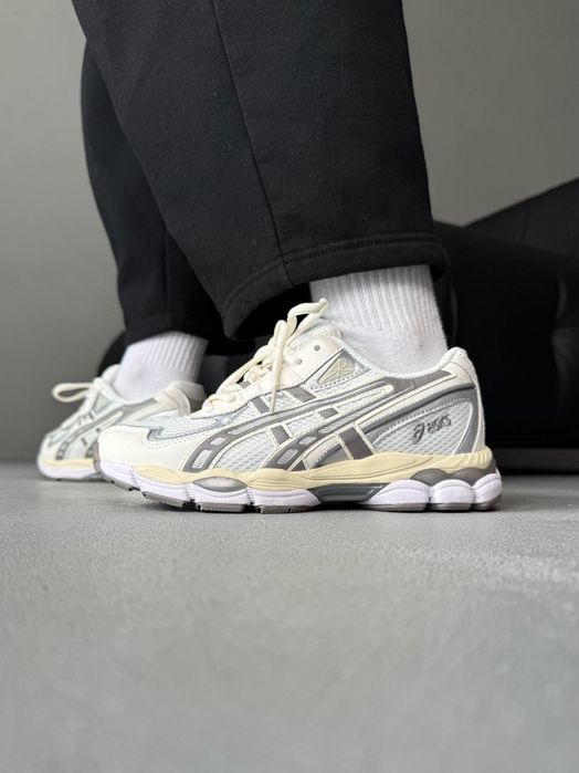Кросівки Кроссовки Asics Gel-NYC 2055 Beige Grey Бежево-серый Бежево-сірий Кросовки Демісезон