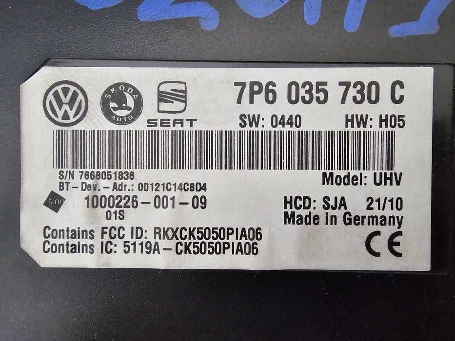 Modulo Bluetooth Volkswagen