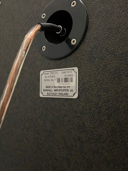 Marshall Origin 20 e Cab 2x12