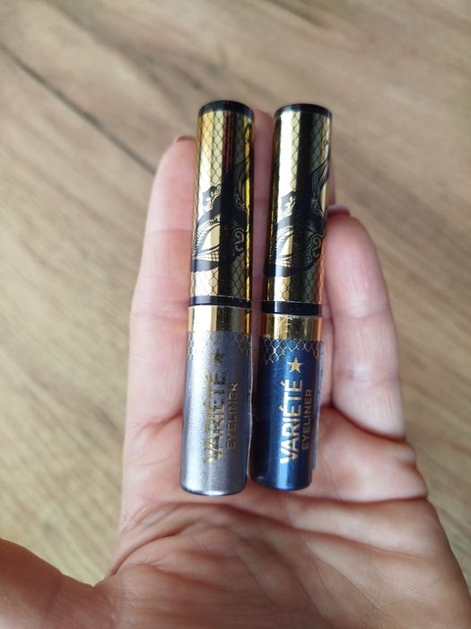 Eveline zestaw 2 metalicznych eyelinerów