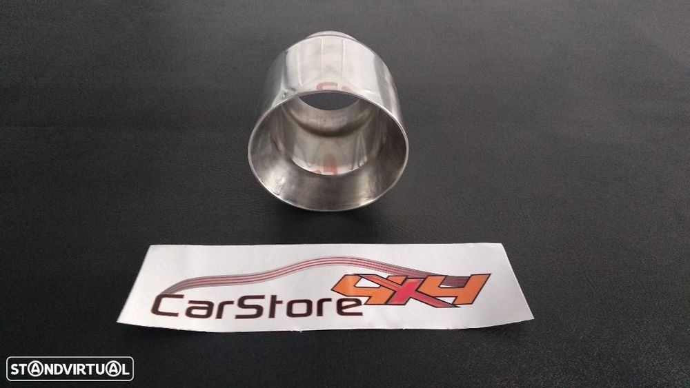 Ponteira de escape Inox 115mm em corte