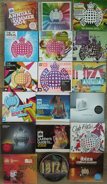 Ibiza Annual PACHA Nature One Space Ibiza Cafe del Mar i inne składanki płyty CD
