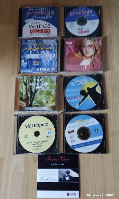 Płytki CD-R używane  muzyka
