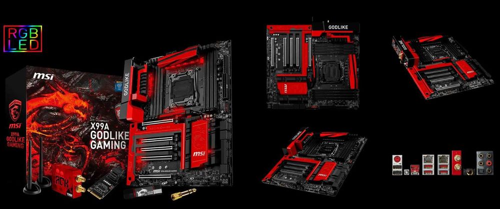 X99A GODLIKE GAMING s2011-3 / LGA 2011-3  Chipset X99