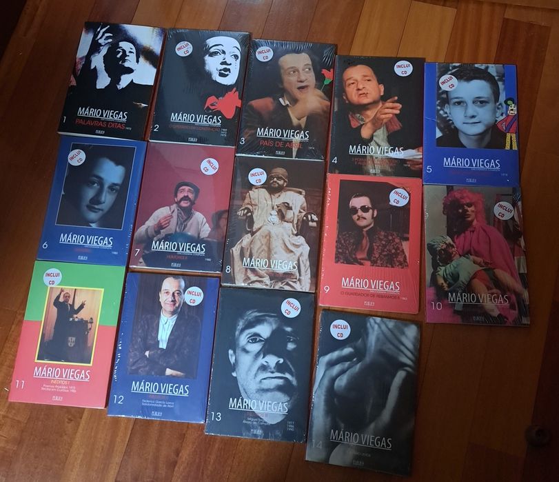 Coleção Mário Viegas — Discografia Completa (14 Volumes / Livro + CD)