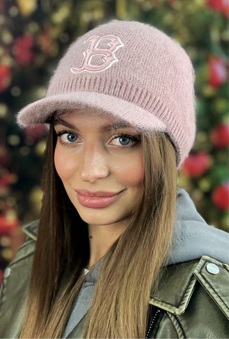 Ангорова шапка -лопатка тонка