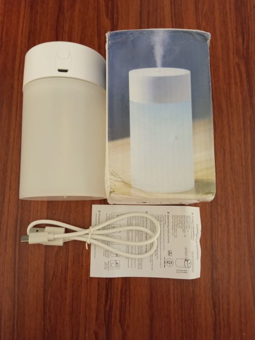 Увлажнитель воздуха с подсветкой USB, ультразвуковой увлажнитель