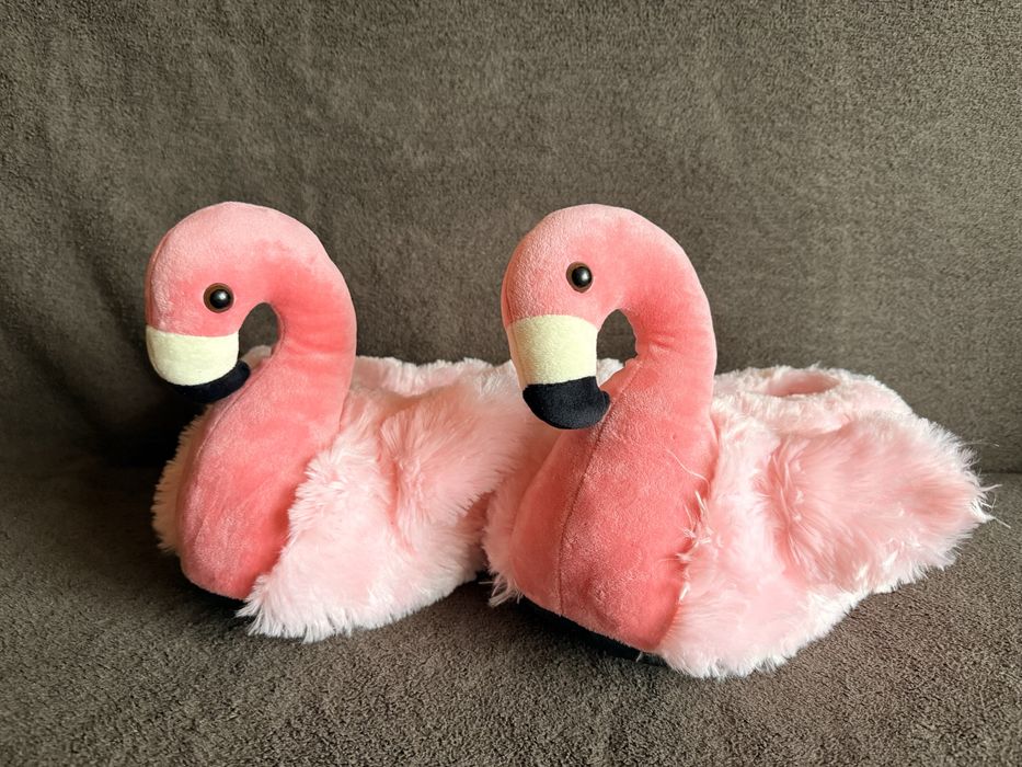 Urocze kapcie flamingi 38/39