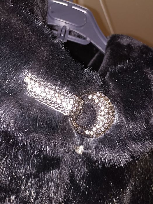 Шуба из эко меха (норка+мутон)