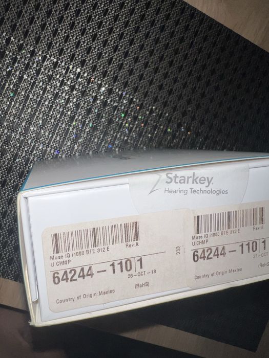 Aparat sluchowy Starkey muse IQ i1000/i1600/i2400 BTE
