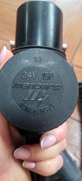 Przewód spiralny elektryczny przejsciówka 15/2x7 PIN