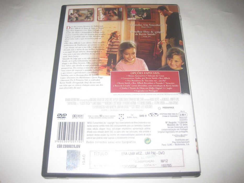 DVD "Era Uma Vez...Um Pai" com Ben Affleck