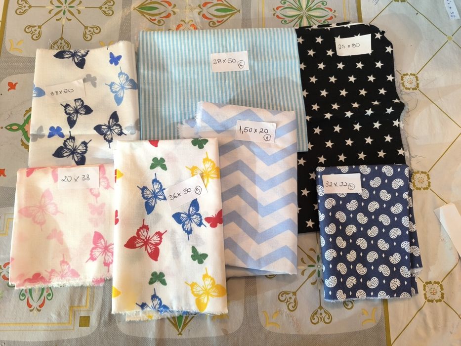 Retalhos vários padrões