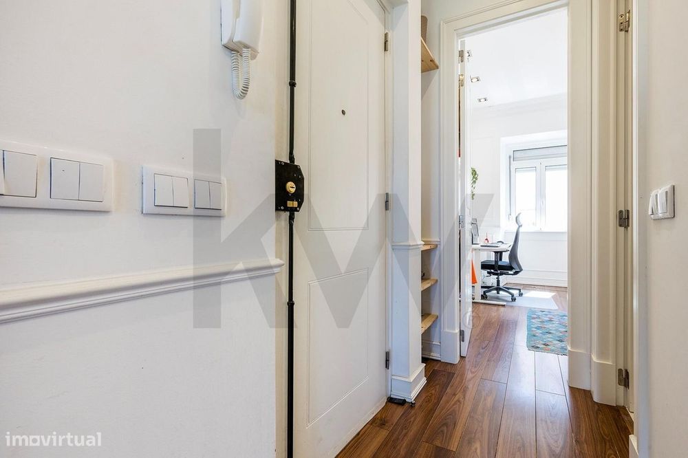 T1 Remodelado Com Vista Para O Aqueduto Das Águas Livres | Campolide
