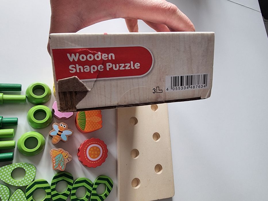 Drewniana układanka puzzle