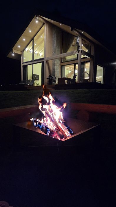 Domek w górach z jacuzzi, Beskid Niski.