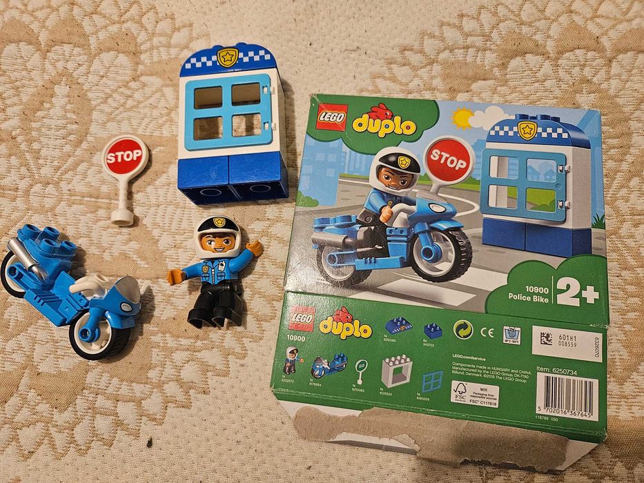 Klocki LEGO DUPLO 10900 Motocykl policyjny