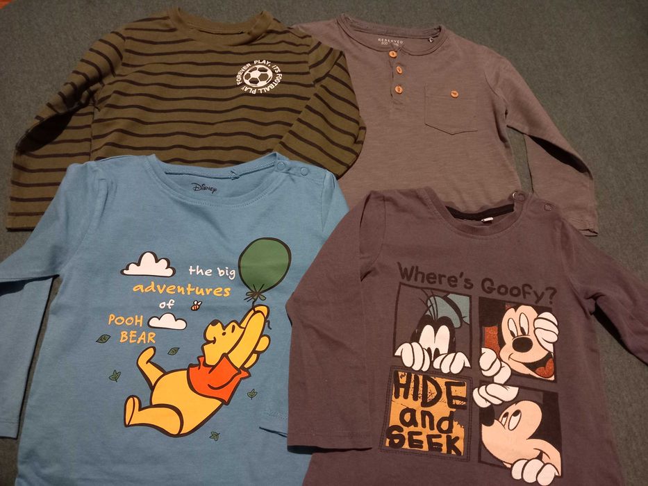 Koszulki chłopięce rozmiar 92