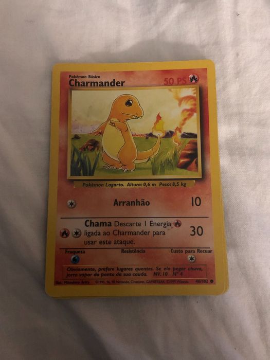 Cartas Pokémon vários pokemons