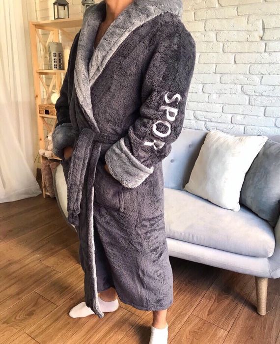 Мужские махровые халаты