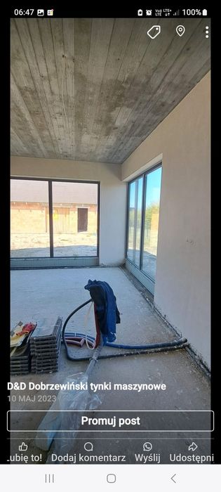 Tynki maszynowe gipsowe cementowo wapienne tynkowanie tynk gipsowy