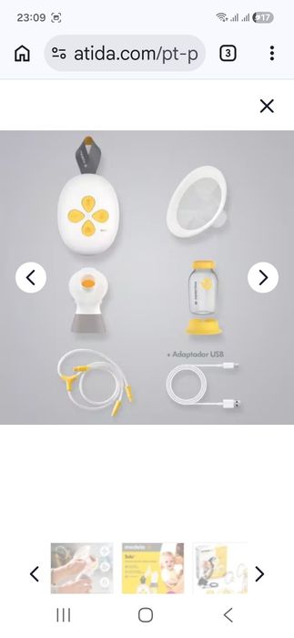 Extrator de leite  medela