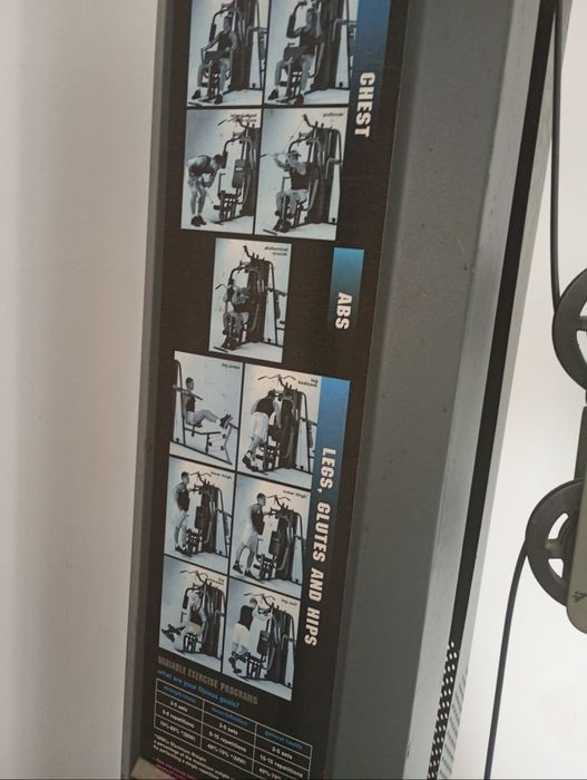 Estação de musculação completa e funcional