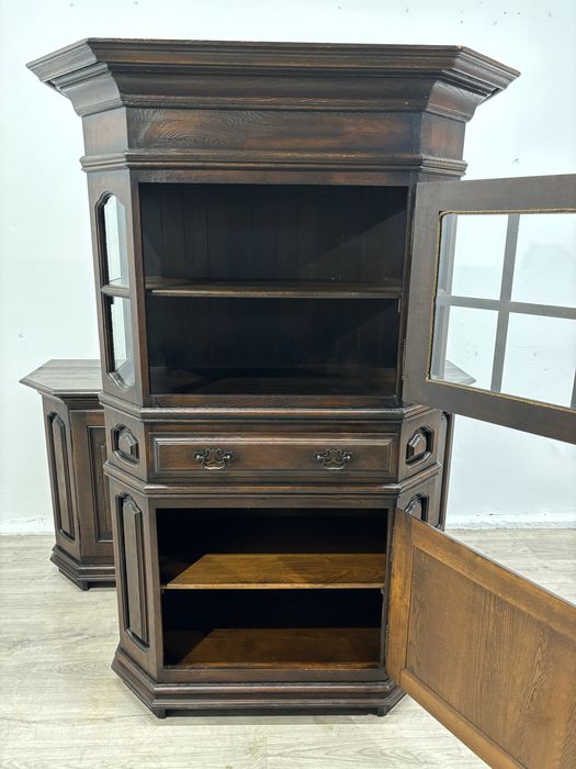 Piękny dębowy komplet mebli do jadalni