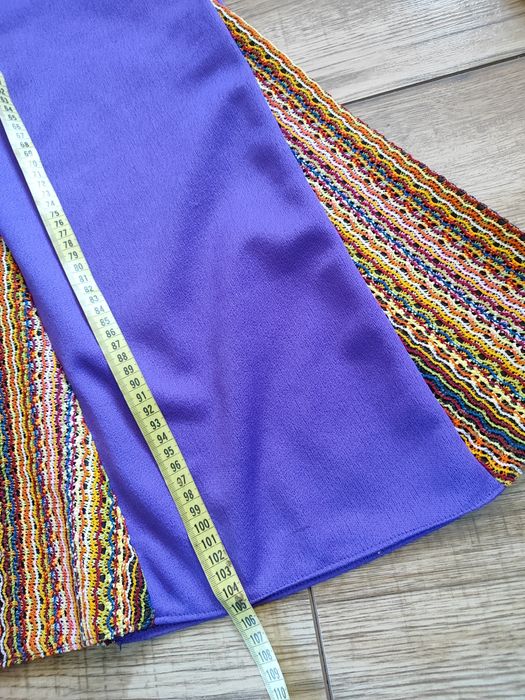 Strój hipis dzieci kwiaty S M retro lata 70 dzwony festiwalowe hippie