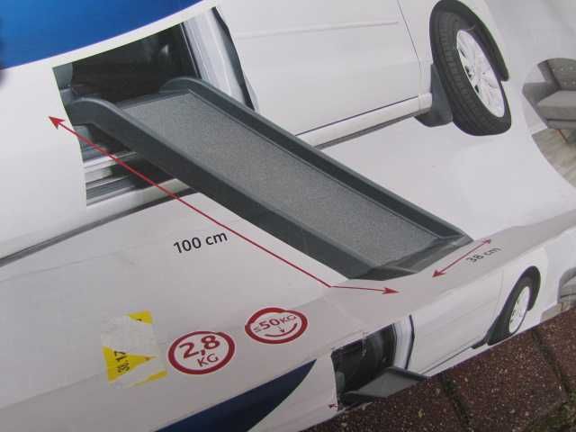 Trixie rampa dla psa Petwalk, 38 × 100 cm, czarna