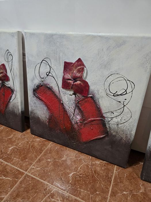 Conjunto de 3 quadros