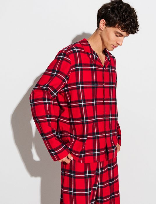 Фланелева чоловіча піжама 50 розмір