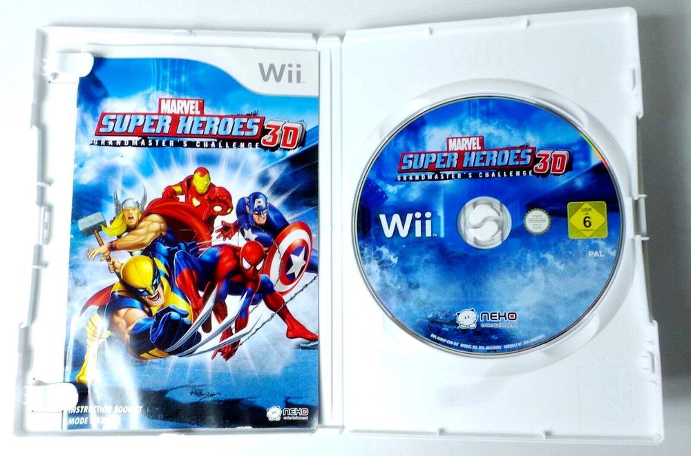 Wii - MARVEL Super Heroes 3D Grandmaster's Challenge