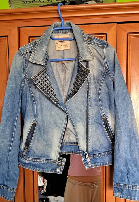 Kurtka jensowa damska