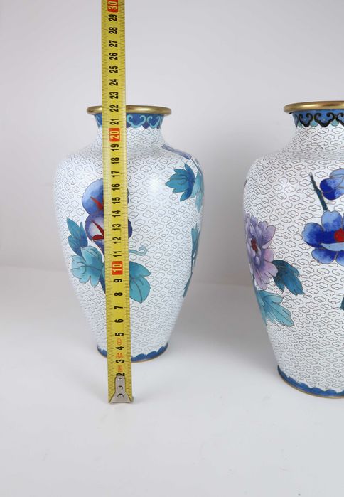 2 Jarras Cloisonné com 22 cm altura