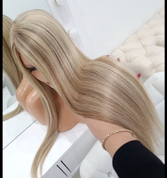 Peruka blond pasemka darmowa dostawa