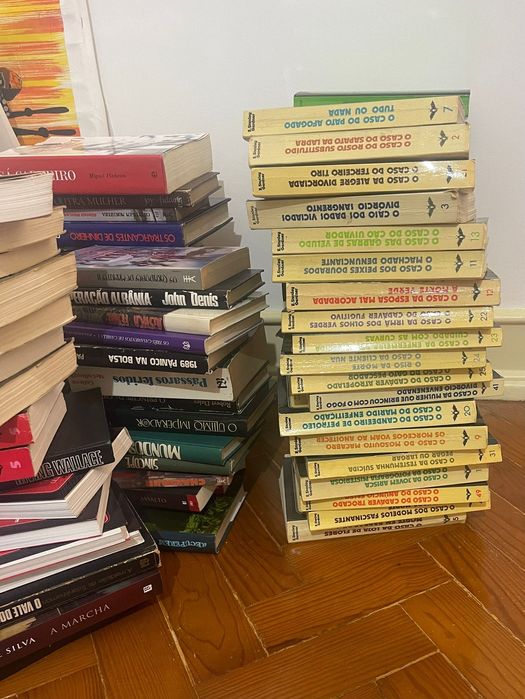 Vendo conjunto de livros de vários autores