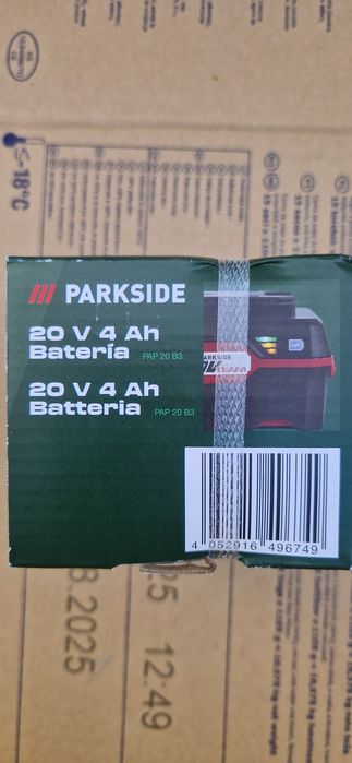 Bateria parkside nova selada 4ah