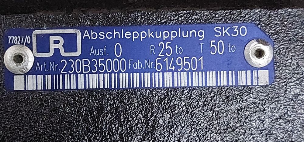 Encaixe para reboque pesados