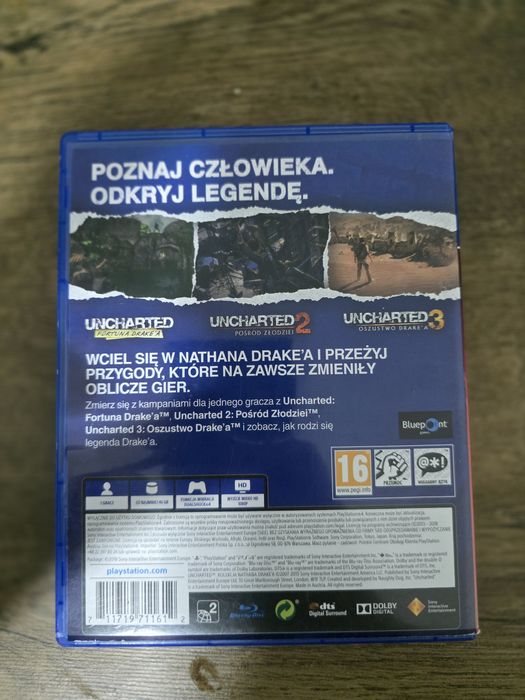 Gra uncharted kolekcja natana drakea ps4 ps5