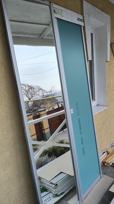 Двері дзеркальні для шафи купе