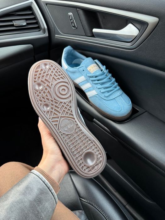 Жіночі кросівки Adidas Spezial Blue White адідас спешл блакитні