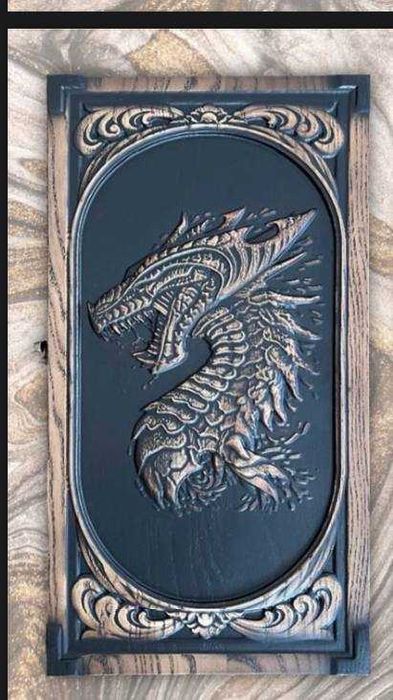 Шахматы и нарды  на подарок Ручная работа