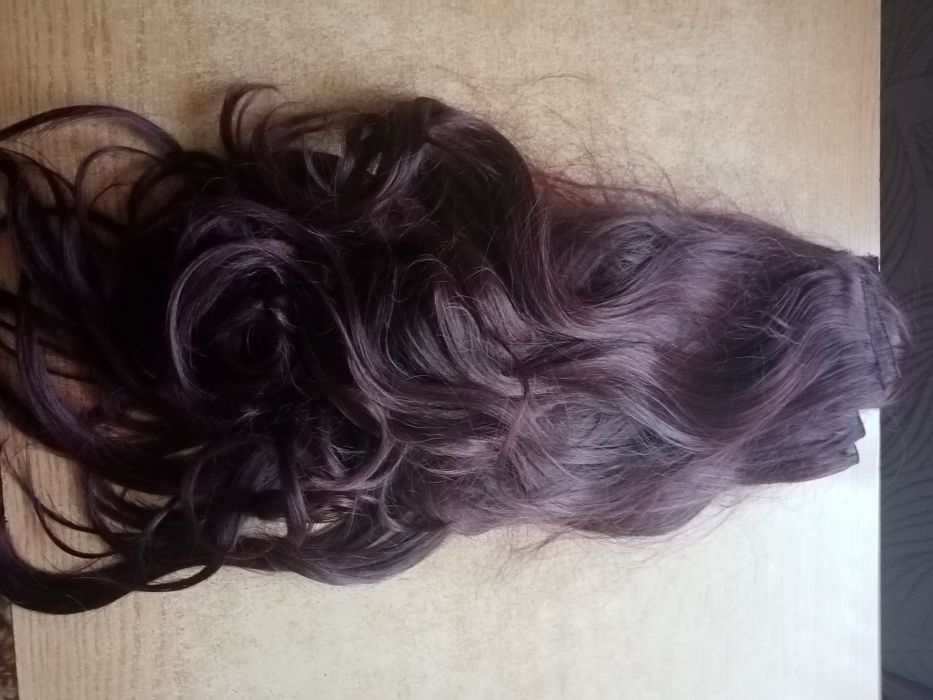 Волосы на заколках Трессы