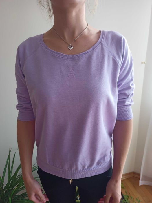 Bluza damska liliowa